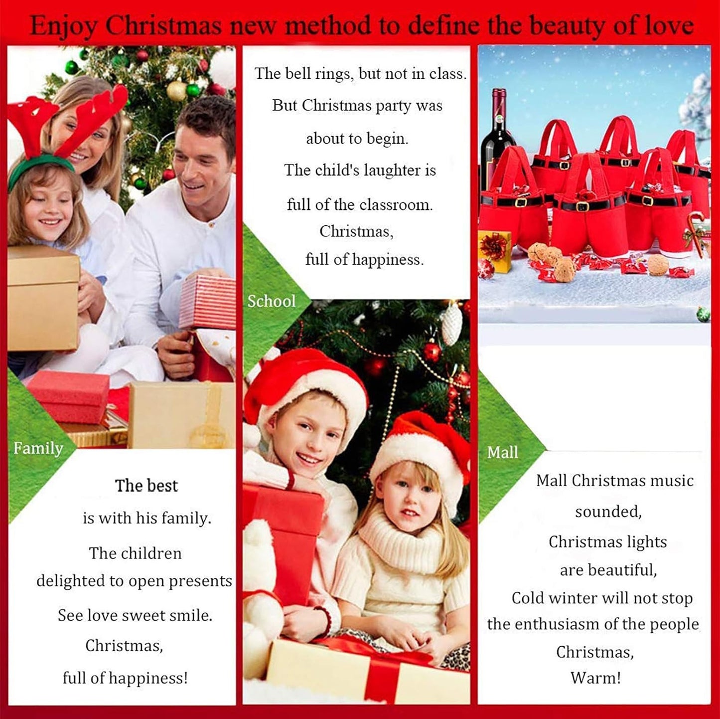 🎄2025 Christmas On Sale✨5 PCS Santa pants Gift Bags