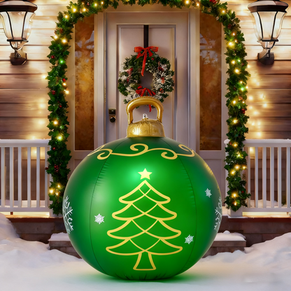 🎄2025 Christmas On Sale✨Giant PVC Inflatable Christmas Ball Ornaments
