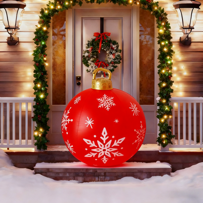 🎄2025 Christmas On Sale✨Giant PVC Inflatable Christmas Ball Ornaments