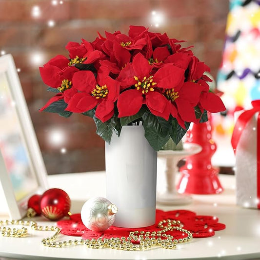 🎄Early Christmas Sale🔥Poinsettias Artificial Christmas Flowers
