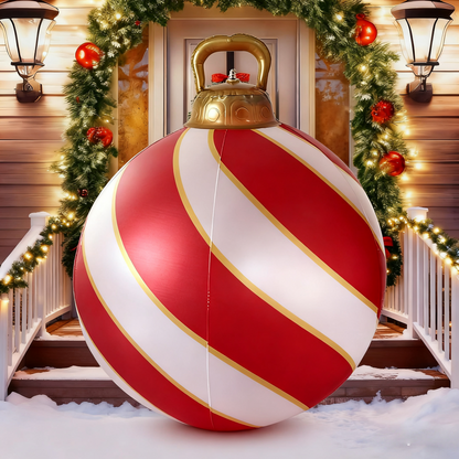 🎄2025 Christmas On Sale✨Giant PVC Inflatable Christmas Ball Ornaments