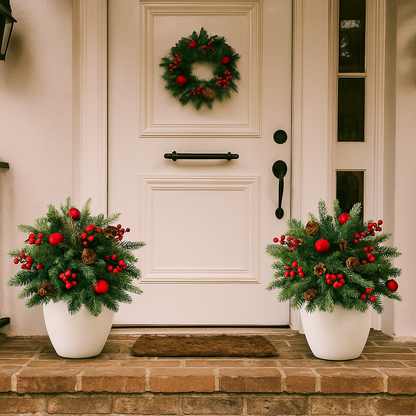 🎄Early Christmas Sale🔥Pre-lit Artificial Christmas Tree Urn Filler