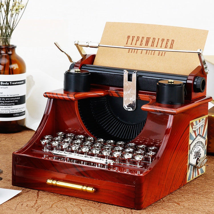 Vintage Sewing Machine Music Box