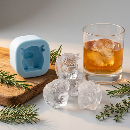 6-Cavity 3D Ice Cube & Dessert Mold🧊🍪 Cute 3D Ice for Drinks, Parties & Gifts🎁