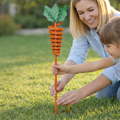 Easter Garden Carrot  Stake for Outdoor Lawn, Planter & Flower Bed Decoration