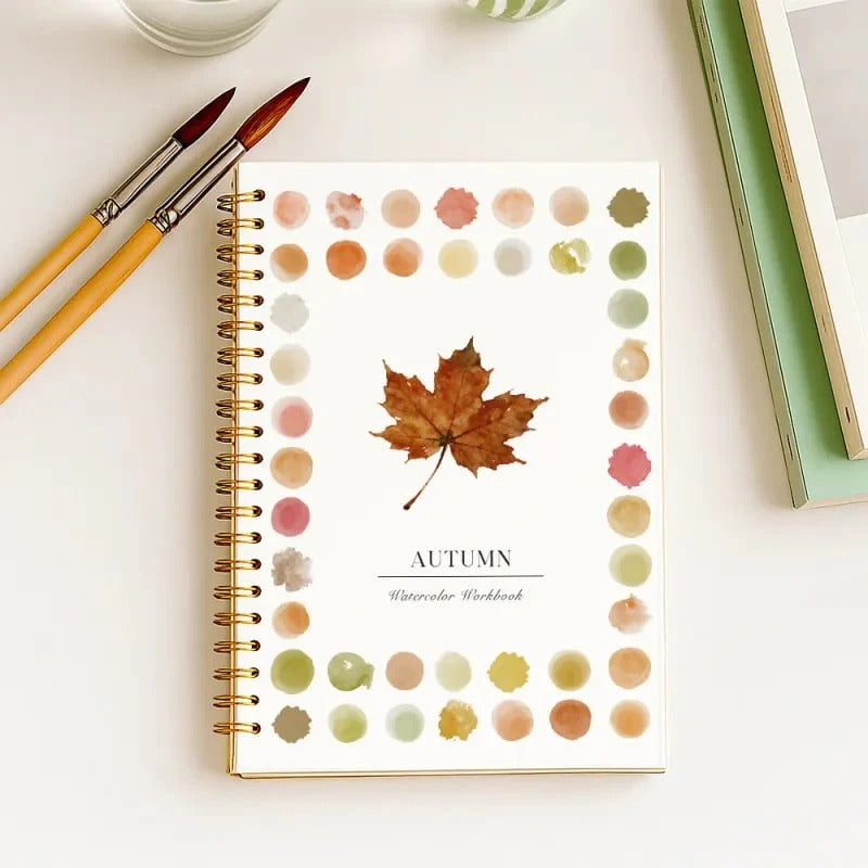 Beginner Watercolor Workbook Painting Kit