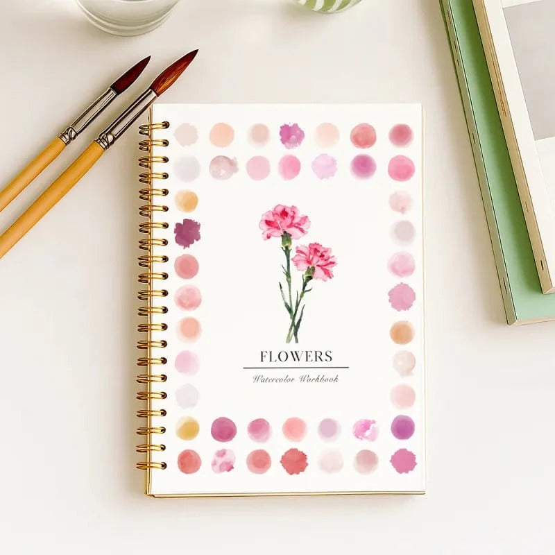 Beginner Watercolor Workbook Painting Kit