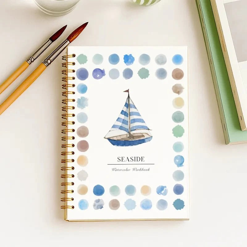 Beginner Watercolor Workbook Painting Kit