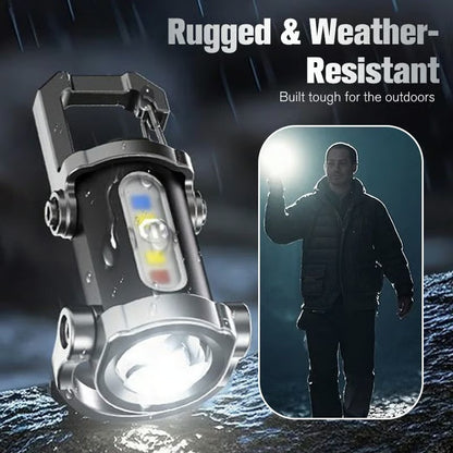 🎄Christmas On Sale🔥Portable Rechargeable Bright Keychain Flashlight