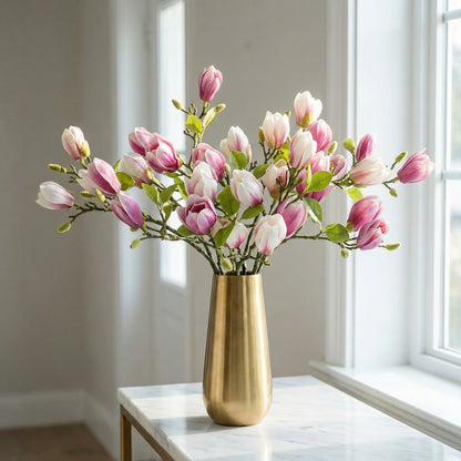 Artificial Magnolia Flower Branches Stem