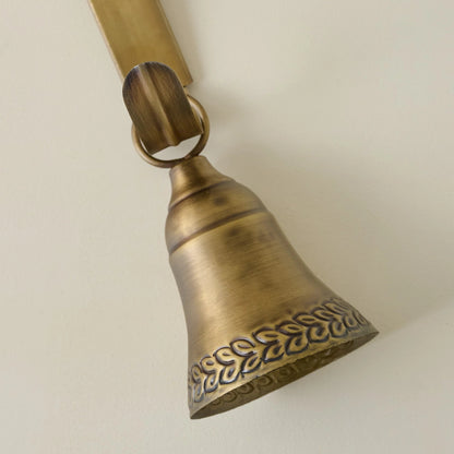 🎄2025 Christmas On Sale✨Brass Bell Wreath Hanger