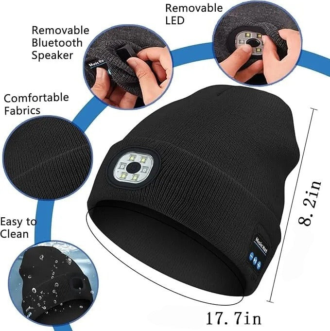 🔥LAST DAY 50% OFF🔥Bluetooth Beanie with Light Function (Unisex)