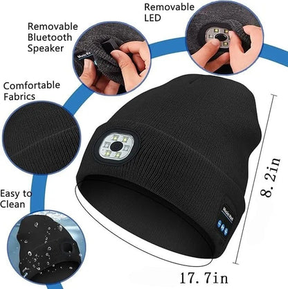 🔥LAST DAY 50% OFF🔥Bluetooth Beanie with Light Function (Unisex)