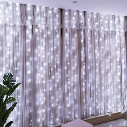 Fairy String Hanging  Curtain Lights with Remote
