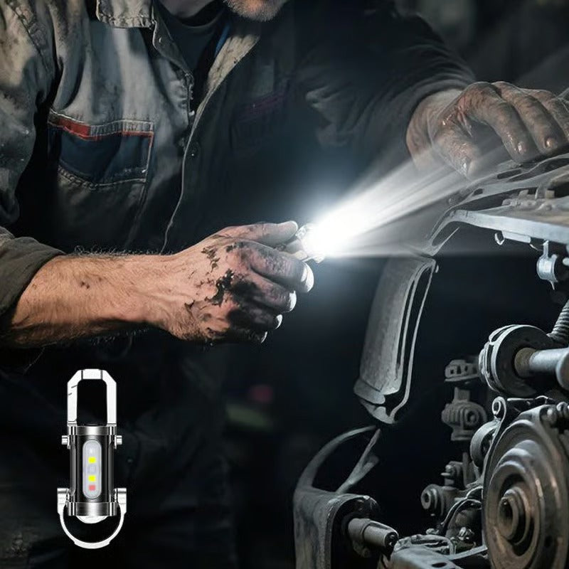 🎄Christmas On Sale🔥Portable Rechargeable Bright Keychain Flashlight