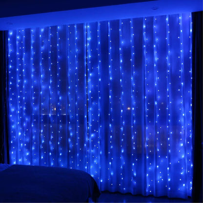 Fairy String Hanging  Curtain Lights with Remote