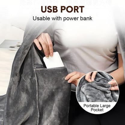 ⚡Flash Sale⚡Portable Electric Heated Blanket Shawl
