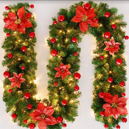🎄2025 Christmas On Sale✨Christmas  Garlands with LED Lights