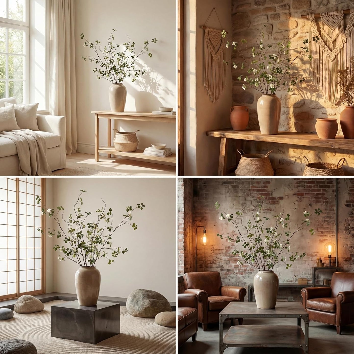 Tall Artificial Flowers Branches for Spring Indoor Decoration