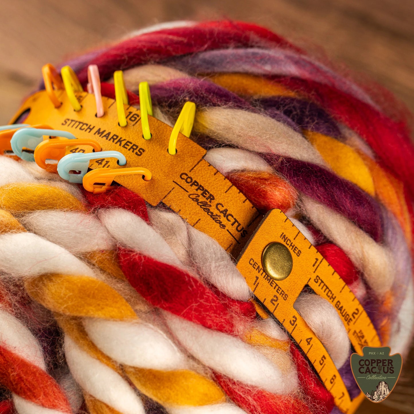 🔥LAST DAY 50% OFF🔥The Stitch Wrap ,7-in-1 Leather Measuring Tool