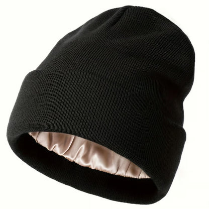 🔥LAST DAY 50% OFF🔥 Satin Lined Beanie