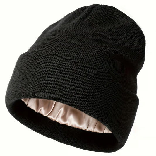 🔥LAST DAY 50% OFF🔥 Satin Lined Beanie