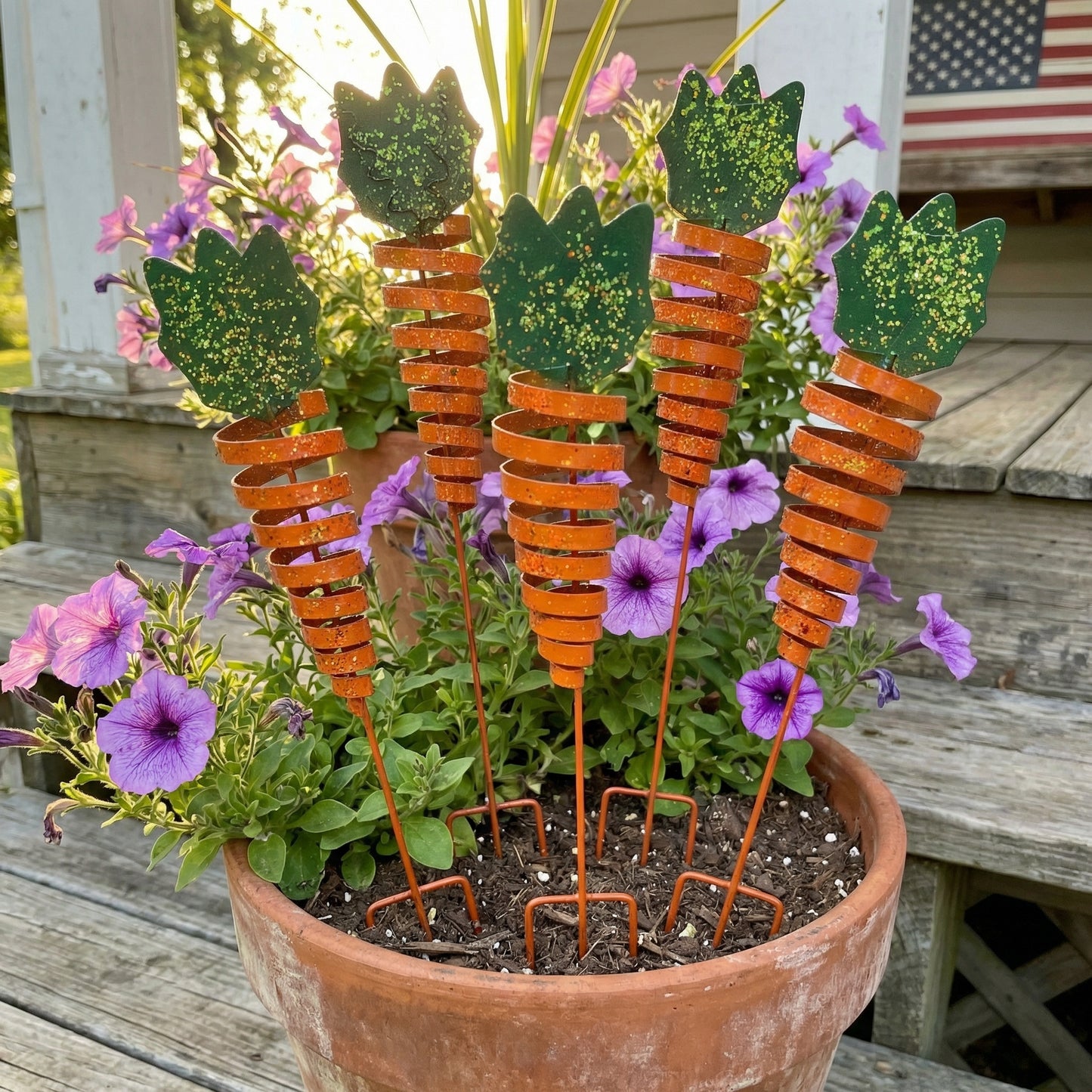 Easter Garden Carrot  Stake for Outdoor Lawn, Planter & Flower Bed Decoration