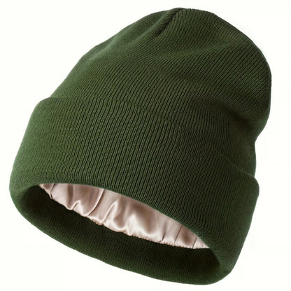 🔥LAST DAY 50% OFF🔥 Satin Lined Beanie
