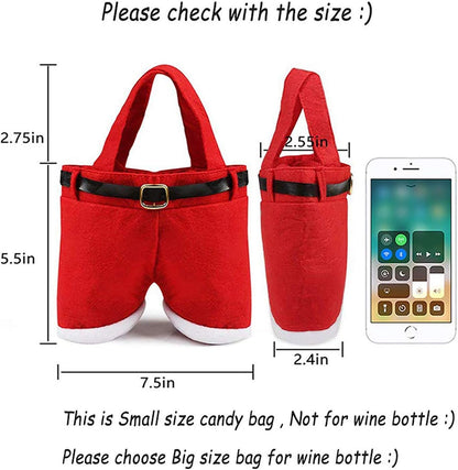 🎄2025 Christmas On Sale✨5 PCS Santa pants Gift Bags