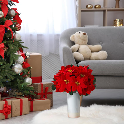 🎄Early Christmas Sale🔥Poinsettias Artificial Christmas Flowers