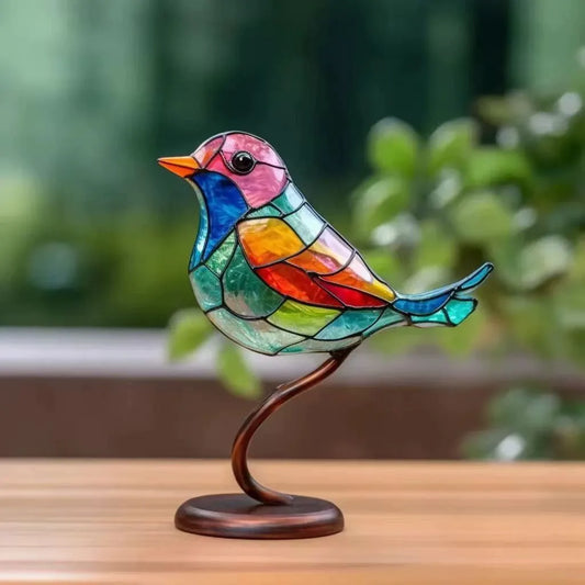 Stained Bird Decoration