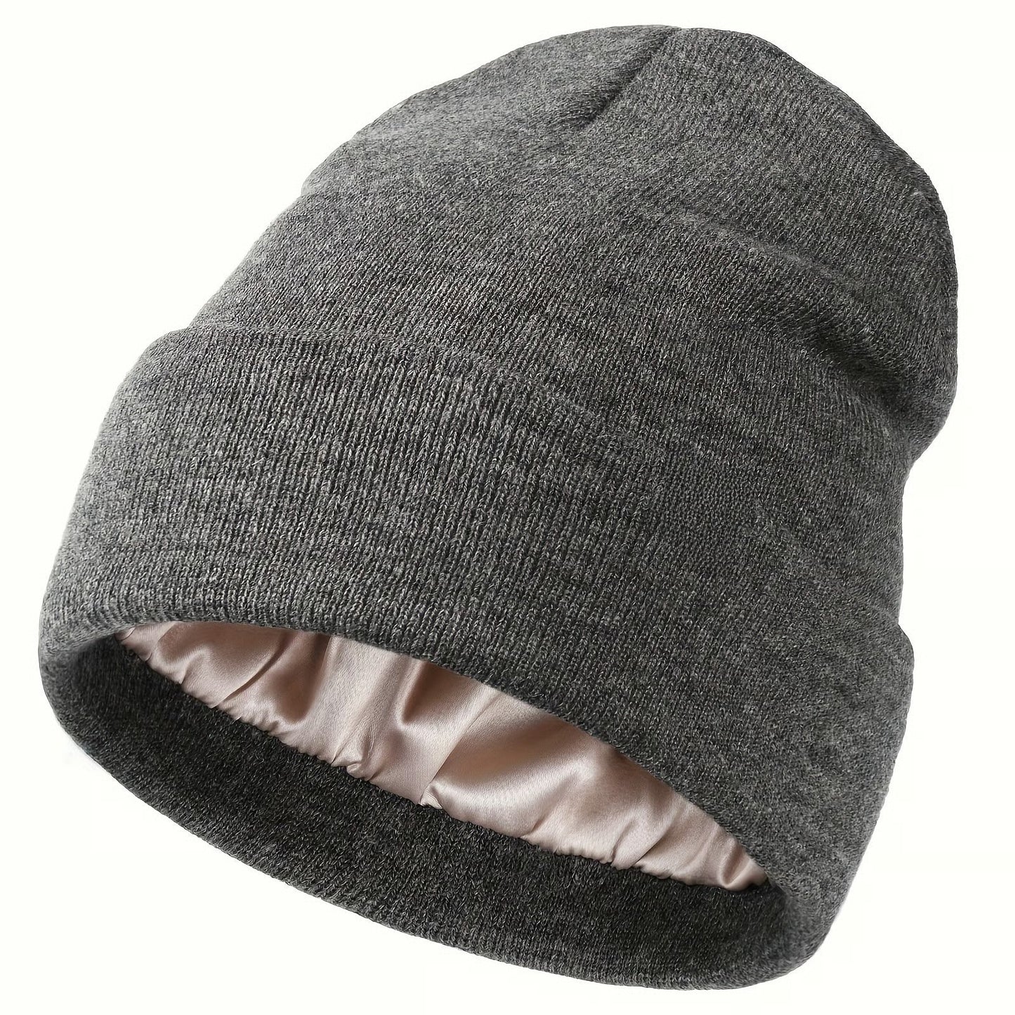 🔥LAST DAY 50% OFF🔥 Satin Lined Beanie