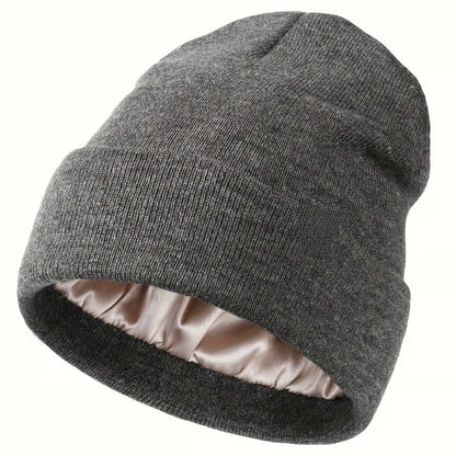 🔥LAST DAY 50% OFF🔥 Satin Lined Beanie