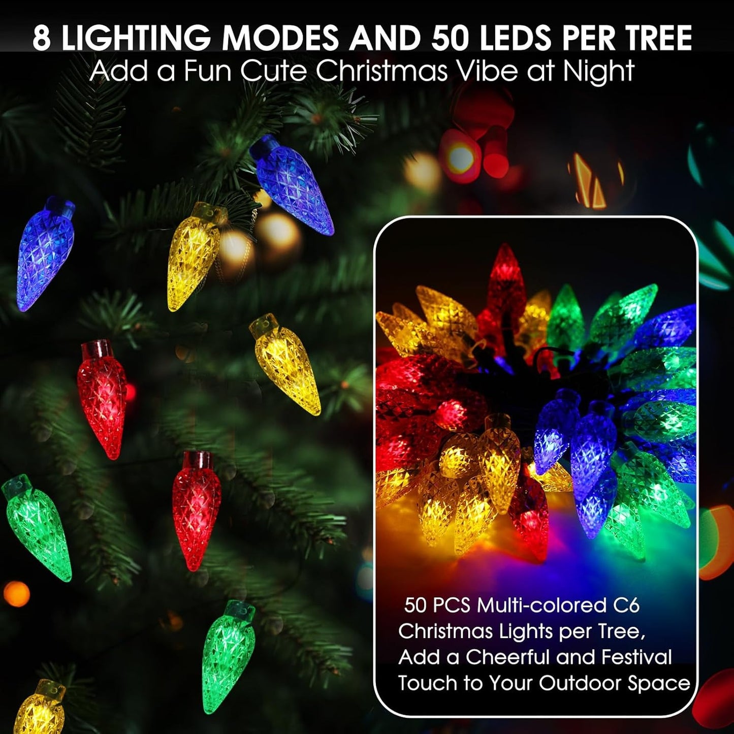 🎄2025 Christmas On Sale✨Solar Christmas Tree Outdoor Christmas Decorations