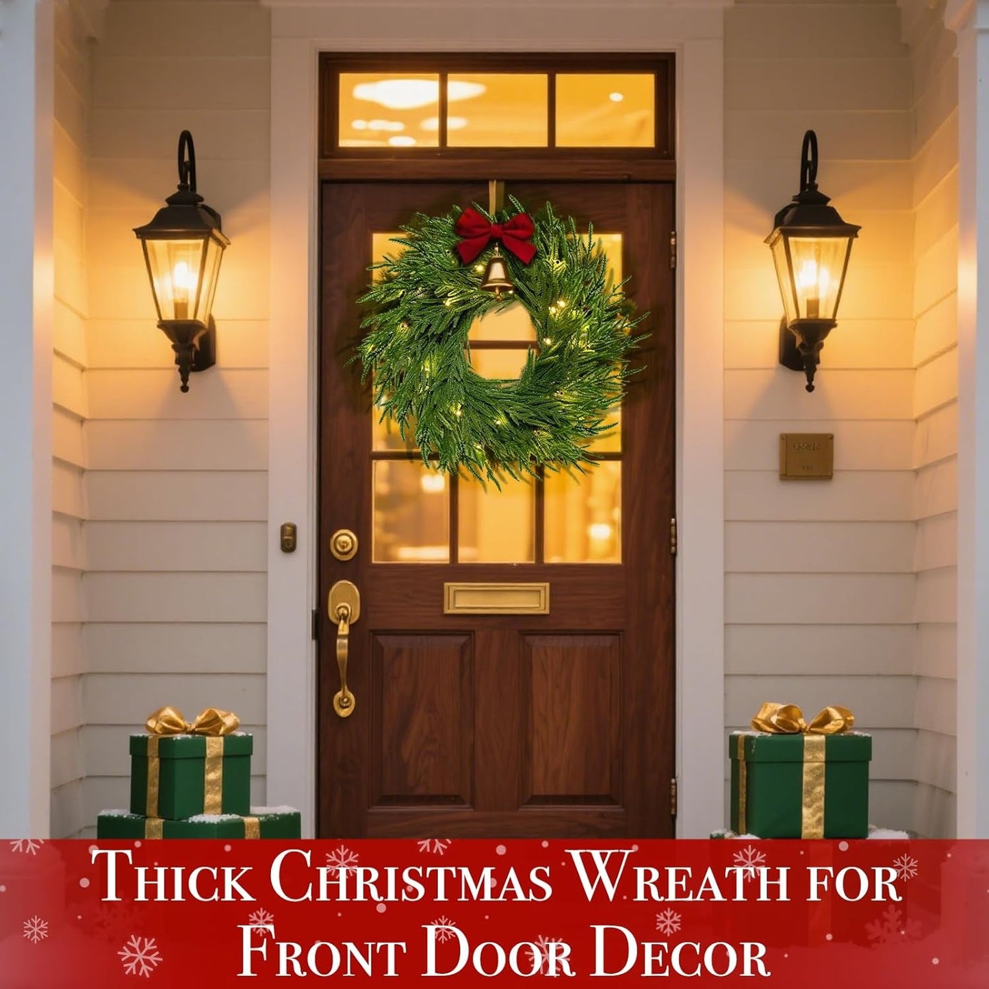 🎄Early Christmas Sale🔥Lighted Norfolk Pine Wreath