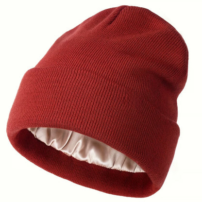 🔥LAST DAY 50% OFF🔥 Satin Lined Beanie
