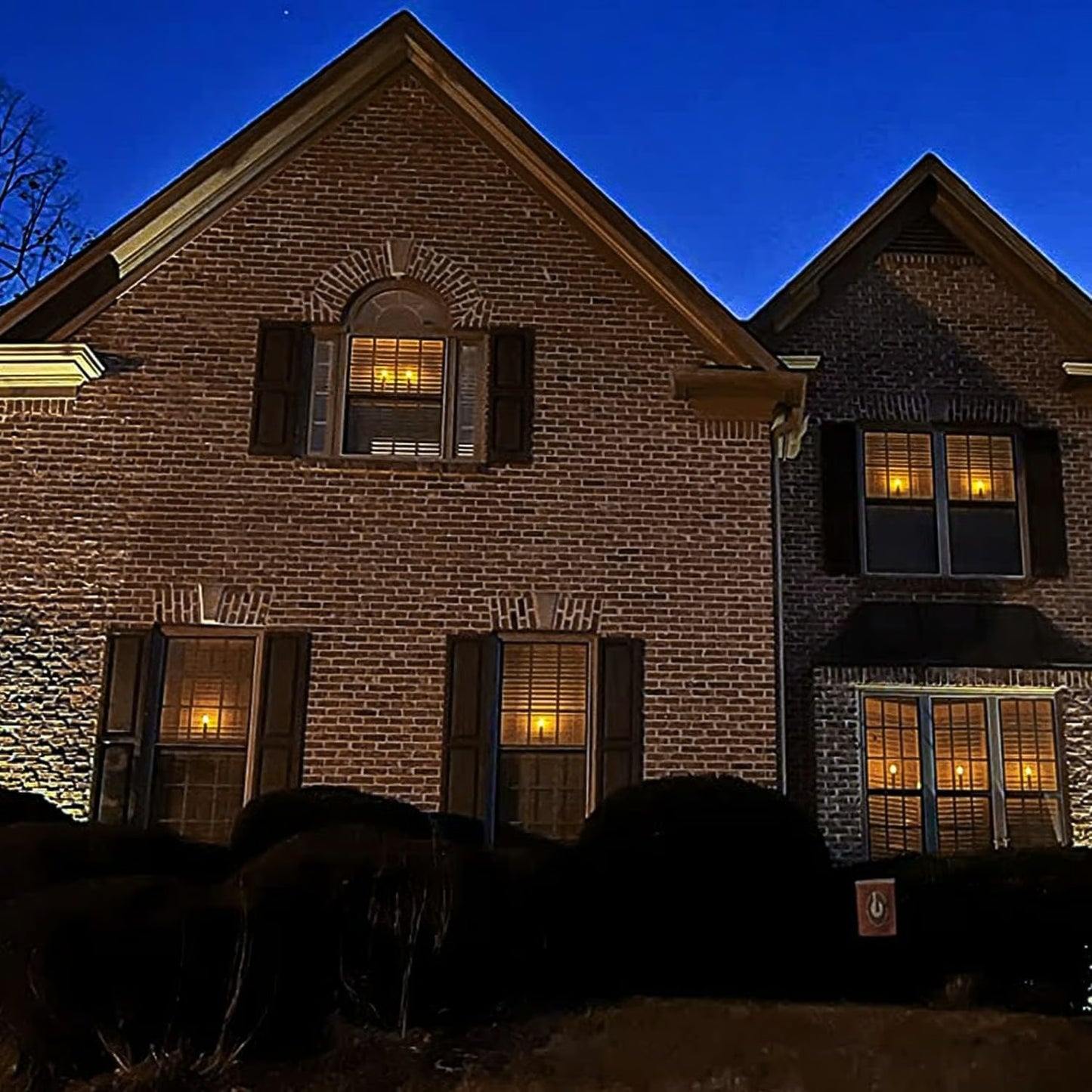 Window Flameless Led Taper Candles with Sensor Dusk to Dawn