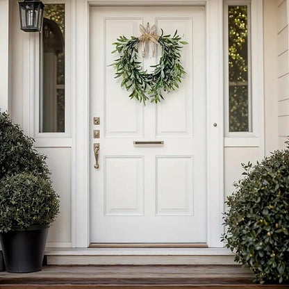 Heart Shaped Artificial Olive Leaf & Fruit Wreath