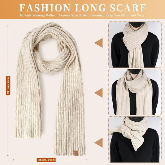 🎄2025 Christmas On Sale🧣Winter Beanie Hat Scarf Gloves Set