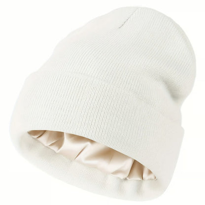🔥LAST DAY 50% OFF🔥 Satin Lined Beanie