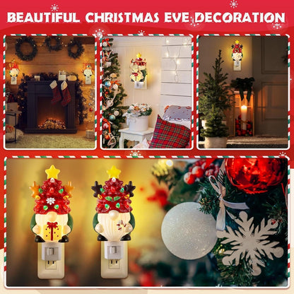 🎄2025 Christmas On Sale✨Christmas Gnome Plug in Night Light