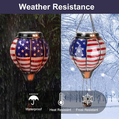 The Stars and Stripes Solar Hot Air Balloon Lantern