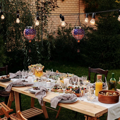 The Stars and Stripes Solar Hot Air Balloon Lantern