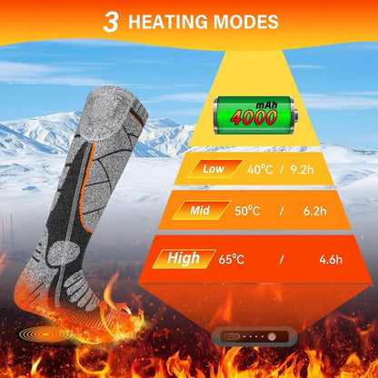 🎄Christmas On Sale🔥Rechargeable Heated Socks