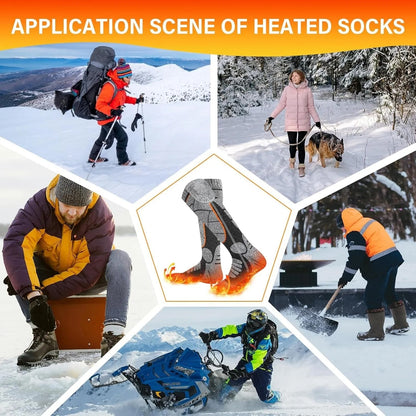 🎄Christmas On Sale🔥Rechargeable Heated Socks