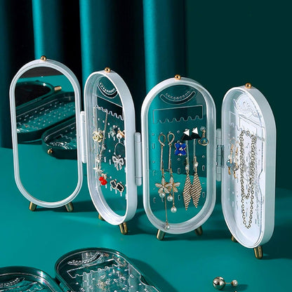 ⚡Flash Sale⚡4-Layer Dustproof Earring Necklace Jewelry Box