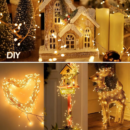 🎄Early Christmas Sale🔥LED Copper Wire Firecracker Light String
