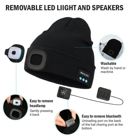 🔥LAST DAY 50% OFF🔥Bluetooth Beanie with Light Function (Unisex)