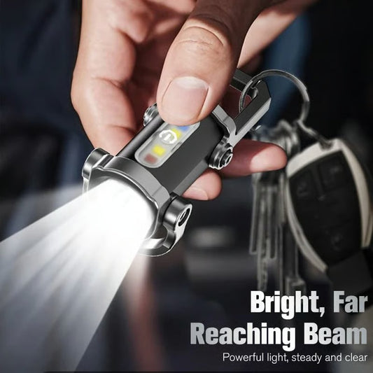 🎄Christmas On Sale🔥Portable Rechargeable Bright Keychain Flashlight