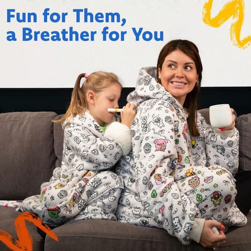 Cozy Companions Color-Your-Own Blanket Hoodie